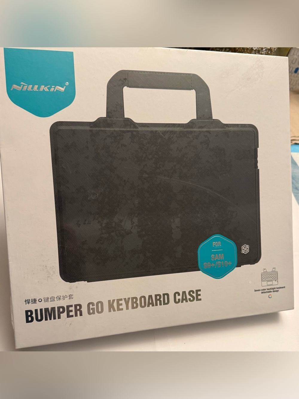 Nillkin Bumper Go Backlit Keyboard Case for Samsung Galaxy Tab S9+S10+NIB SEALED